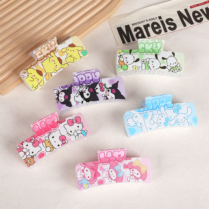 Wholesale Cartoon Print Cat Square Shark Clip