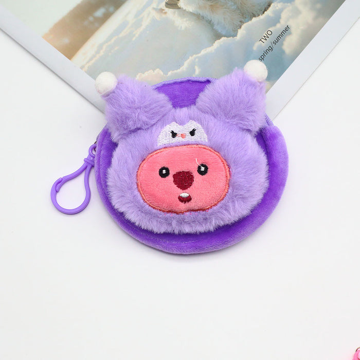 Wholesale Cartoon Plush Mini Coin Purse