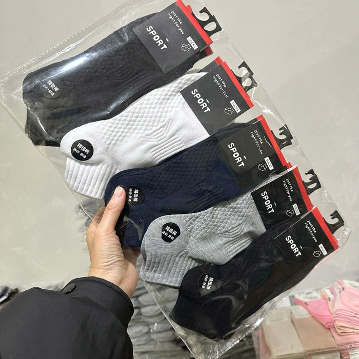 Wholesale Solid color cotton short socks, short cotton socks, short tube socks