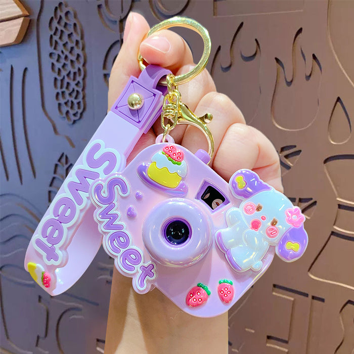 Wholesale Cute Cartoon Projection Camera PVC Keychain JDC-KC-ZhongC013