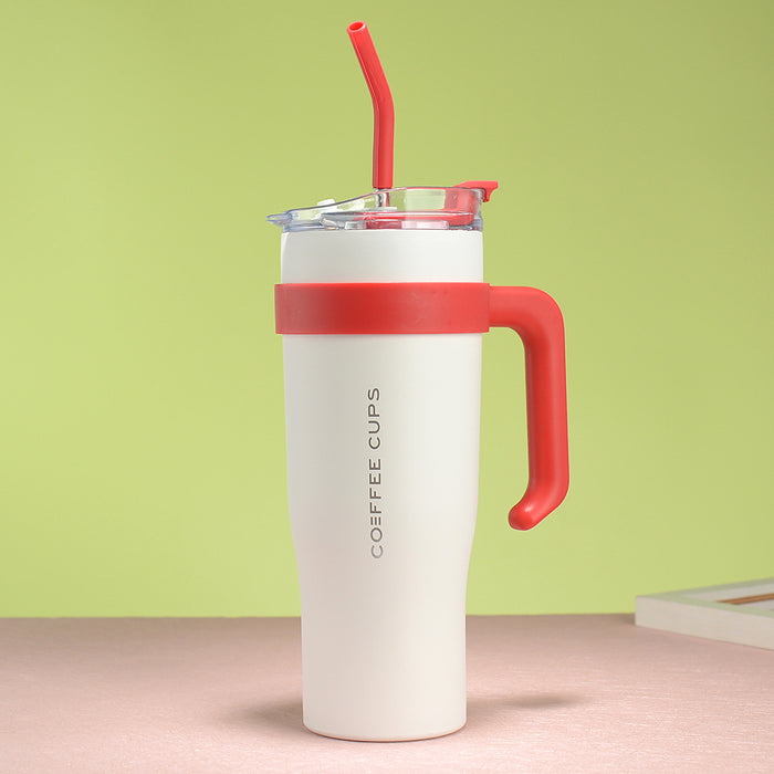 Wholesale Large capacity 304 stainless steel car ice bullies cup with straw 40oz