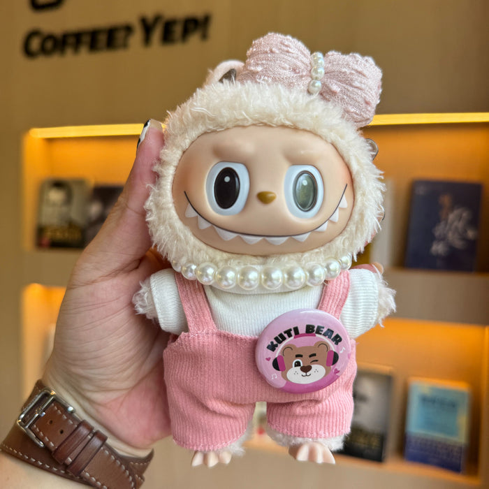 Wholesale Doll Clothes Pearl Necklace Overalls Mini Skirt Doll Clothes