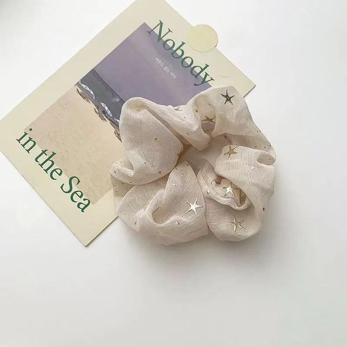 Wholesale 5pcs Hairbands and headpieces with simple star shaped headbands, tied with hair tie fabric and floral headbands