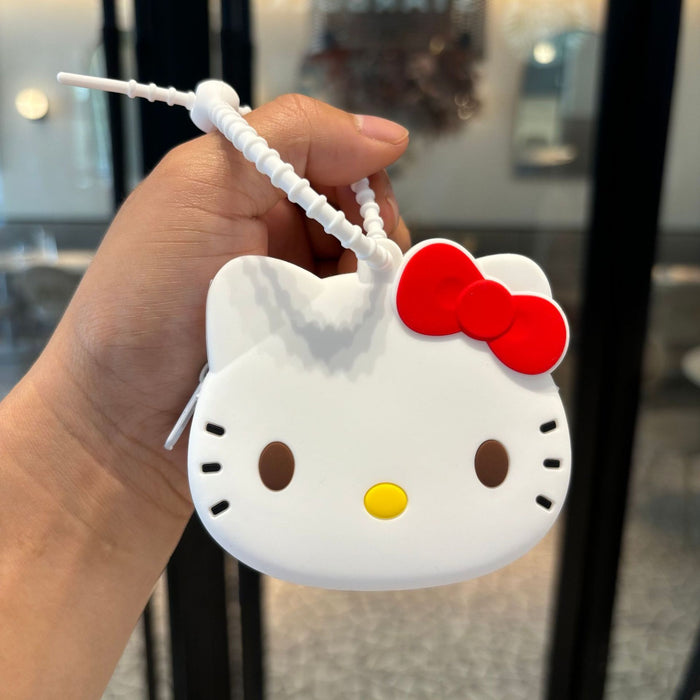 Wholesale Silicone Cartoon Coin Purse Keychain JDC-KC-PengYu025