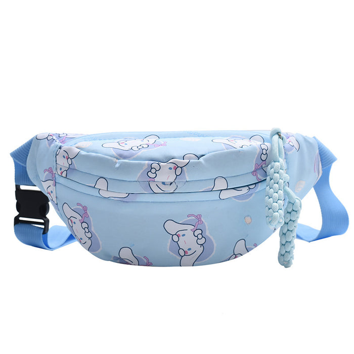 Wholesale Children's Waist Bag Shoulder Bag Small Fresh Cartoon Children's Chest Bag Large Capacity Macaron Casual Bag