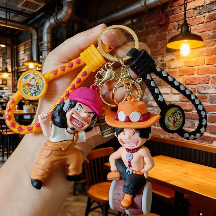Wholesale Cute silicone cartoon keychain