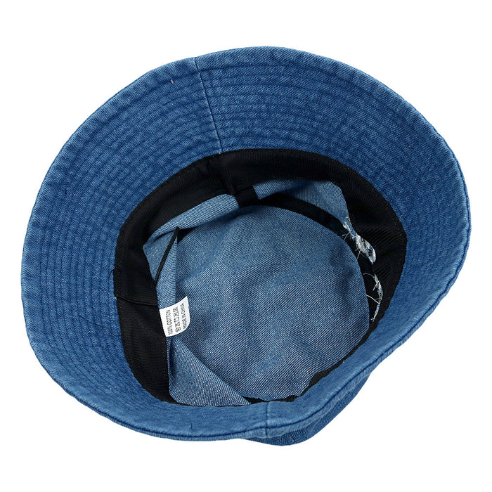 Wholesale Embroidered Denim Bucket Hat JDC-FH-HaiPu007