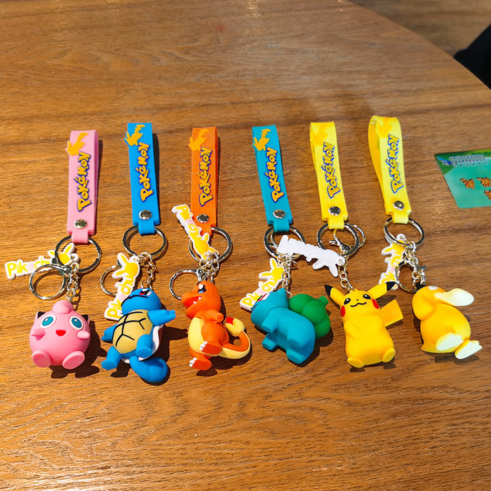 Wholesale Cartoon Doll Silicone Keychain JDC-KC-Tingm210