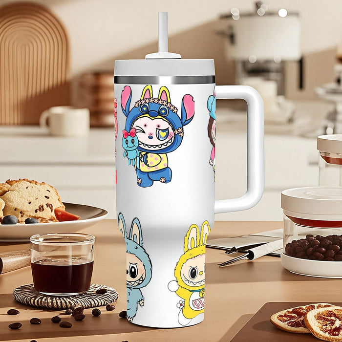 Wholesale 40oz car cup creative second generation thermos cup straw ice water cup