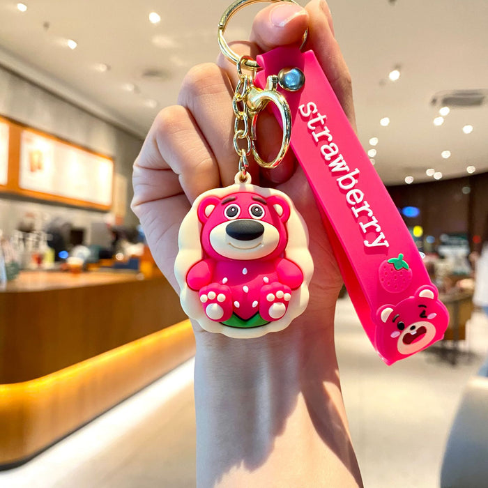 Wholesale Silicone Cartoon Doll Keychain JDC-KC-MingT109