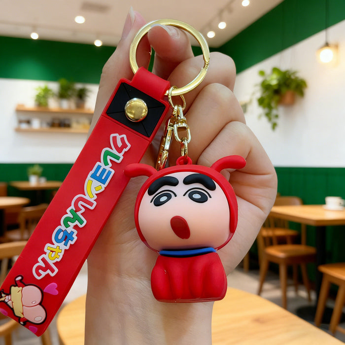 Wholesale Silicone Keychain Cartoon Car Key Accessory Boutique Gift for Fans