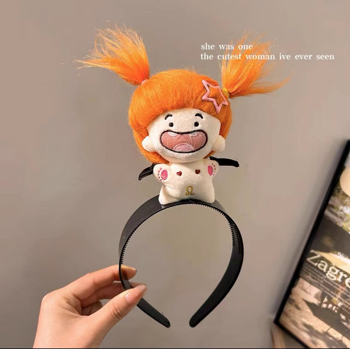 Wholesale Cartoon Plush Doll Headband JDC-HD-Hengz003