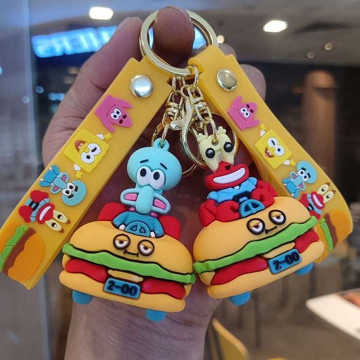Wholesale Cartoon Sponge Keychain