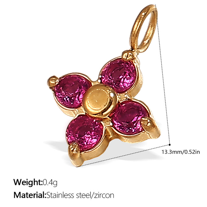 Wholesale DIY Stainless Steel Gold-Plated Necklace Pendant
