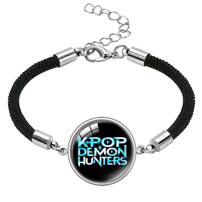 Wholesale Multicolor cord  Kpop Time Gem gemstone bracelet