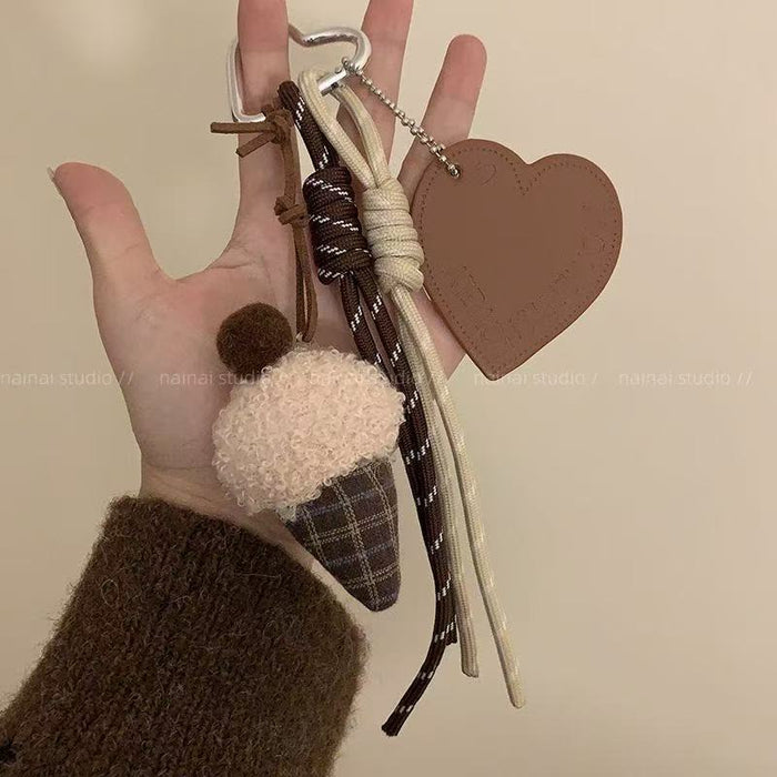 Wholesale Pendant Plush Bag Hanging Braided Rope Korean Style Climbing Rope