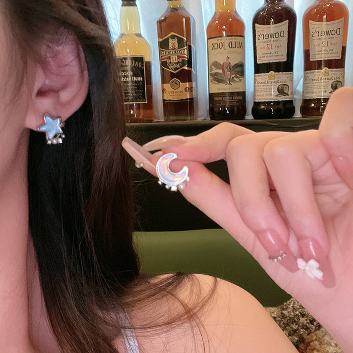 Wholesale Pearl and Zircon Heart Earrings