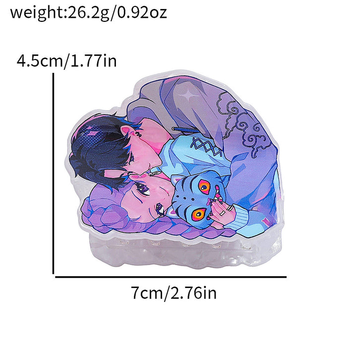 Wholesale Cartoon/ Anime Hair Clip Hair Accessory Acrylic Shark Clip