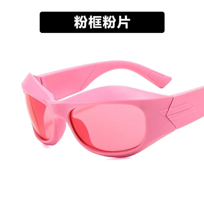Wholesale Alien curved technology sunglasses trendy sunglasses sunglasses sunglasses