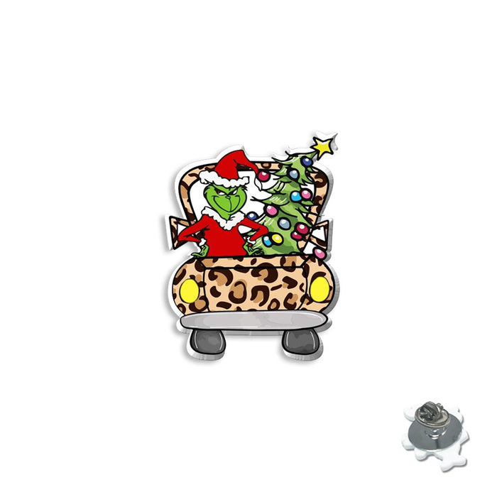 Wholesale Cartoon Christmas Series Resin Brooch JDC-BM-XiangL001