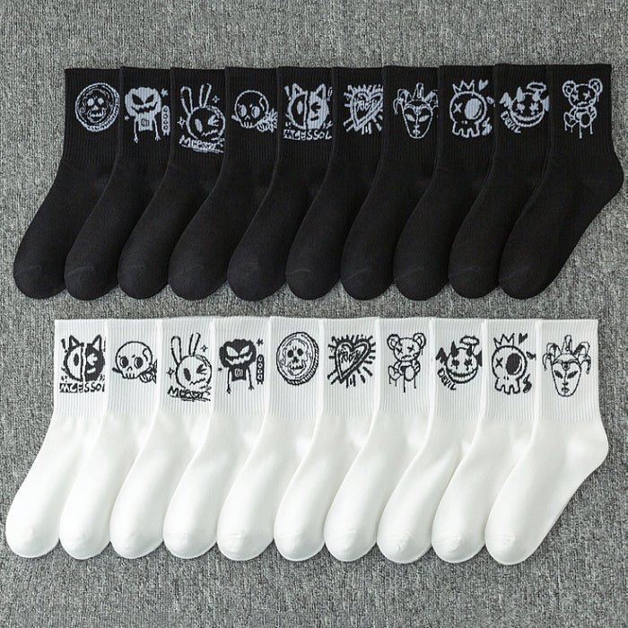 Wholesale Socks women' s sports socks cotton socks white stockings autumn and winter