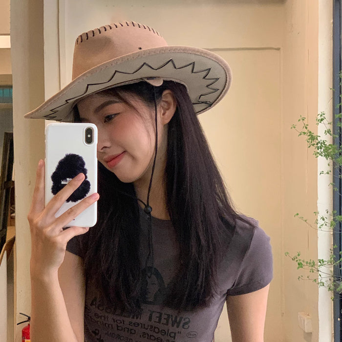 Wholesale Cowboy hat, casual sun shading hat, street retro hat, sun shading hat, traveling