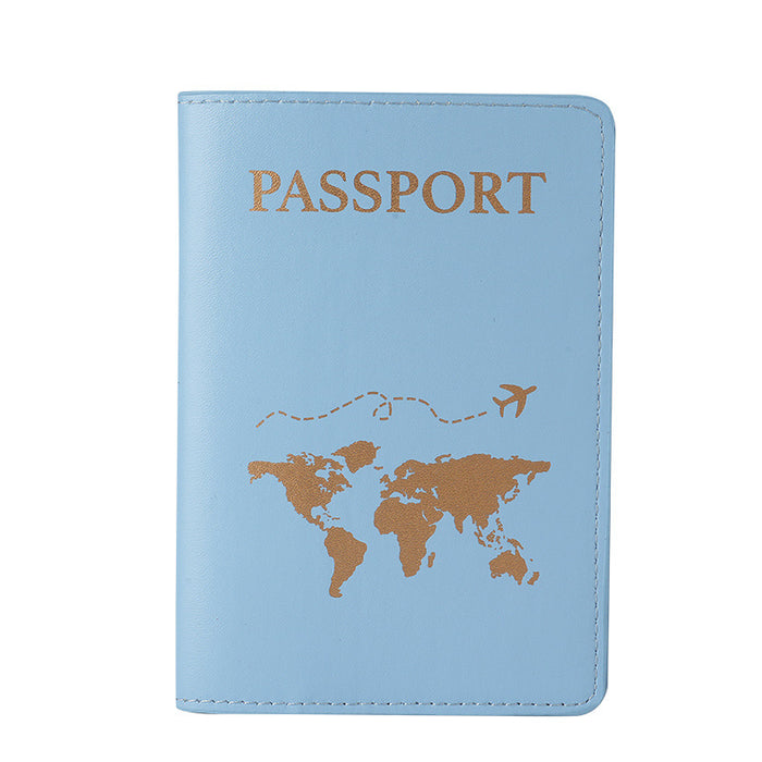 Wholesale Urban Simplicity Landscape PVC Passport Holder Green Boutique Travel Accessory MOQ≥3