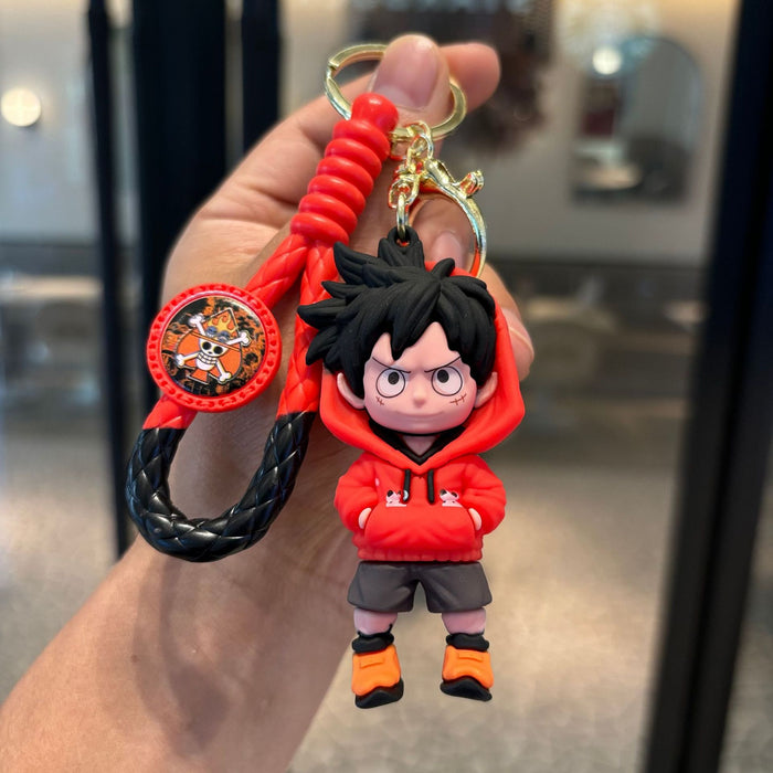 Wholesale Silicone Cartoon Doll Keychain JDC-KC-PengYu023