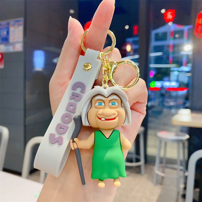 Wholesale Pvc Cartoon Doll Keychain JDC-KC-KeL001