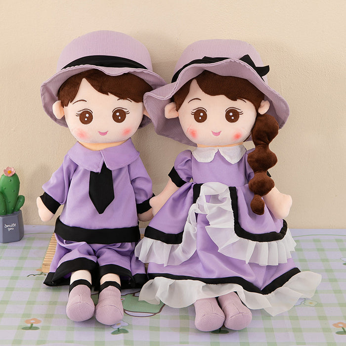 Wholesale New Couple Bed Doll Wedding Doll A Pair of Plush Toys Children Sleeping Doll Wedding Gift Boys and Girls JDC-DO-MW007