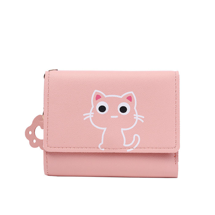 Wholesale Ancient Style Han Element Short Wallet in Pink PU - Multifunctional Card Holder Fashion Accessory
