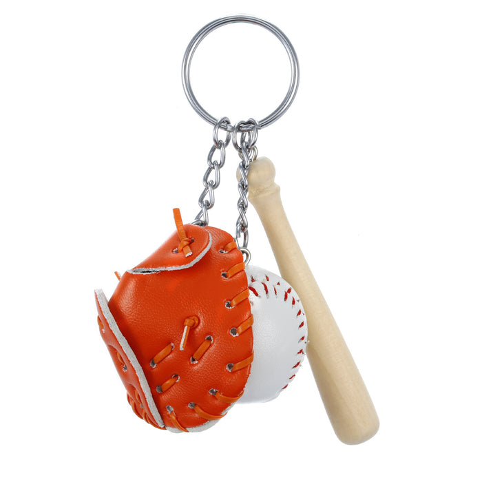 Wholesale PU Baseball Keychain JDC-KC-KangX001