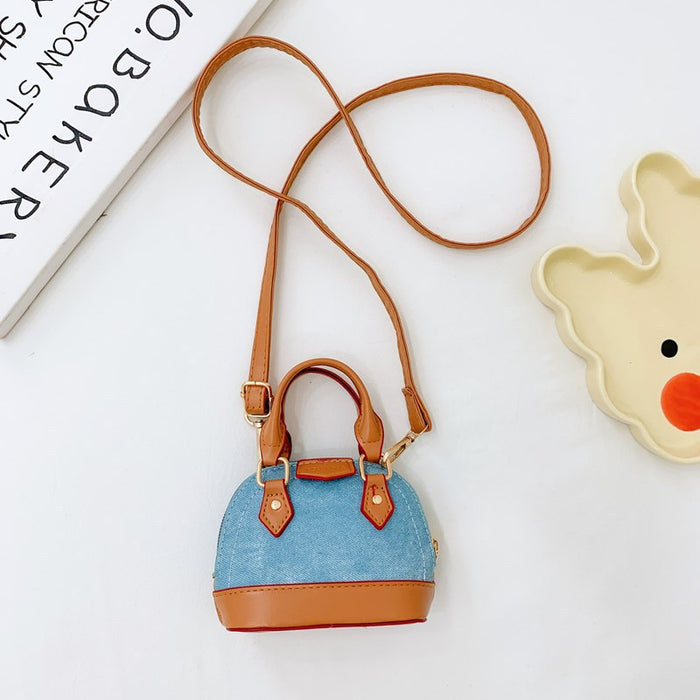 Wholesale Children's Shell Bag Large Capacity Baby Girl's Shoulder Crossbody Coin Purse