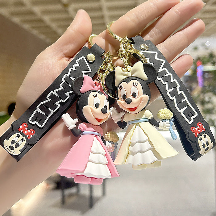 Wholesale Silicone Cartoon Doll Keychain JDC-KC-ZiX025