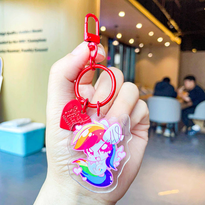 Wholesale Acrylic Cartoon Keychain JDC-KC-LeZi022