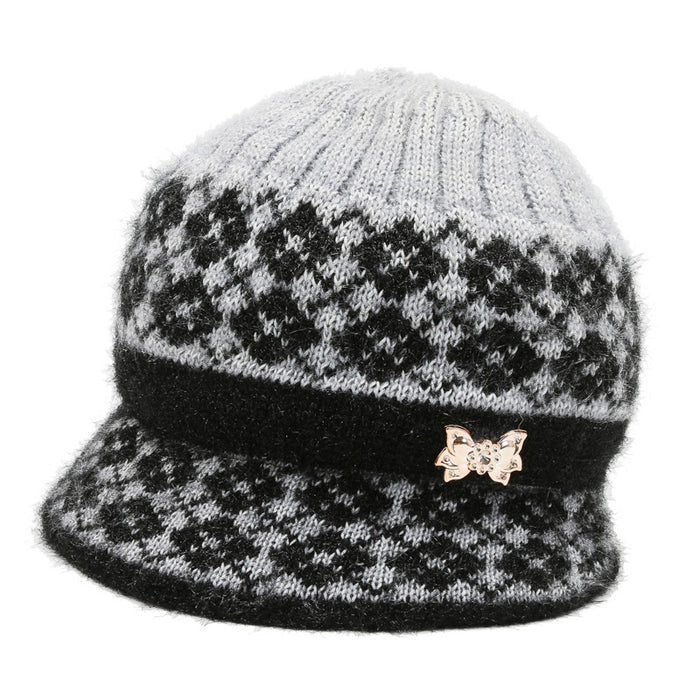 Wholesale Autumn and winter middle-aged hat female winter wool hat mother hat winter