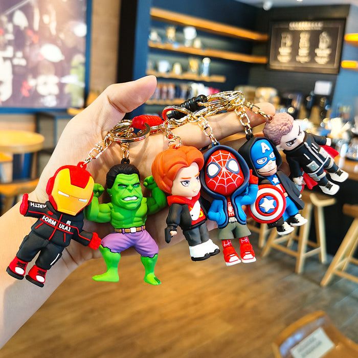 Wholesale Cartoon Doll Silicone Keychain JDC-KC-Tingm227