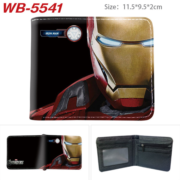 Wholesale PU Leather Anime Superhero Cartoon Bifold Wallet Stylish Everyday Gift For Students