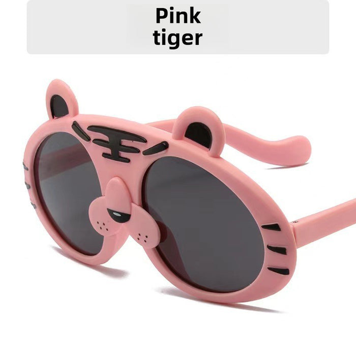 Wholesale Cartoon Panda Silicone Sunglasses Children's Outdoor Polarized Sunglasses Cute Glasses