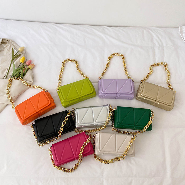 Wholesale Chain Shoulder Underarm Small Square Women's Bag JDC-SD-HT013