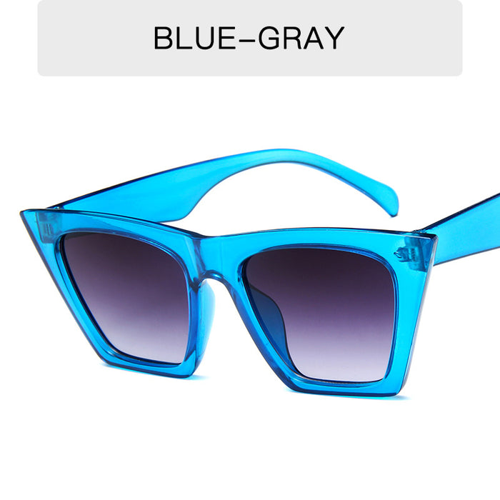 Wholesale Retro Square Frame Cat Eye PC Sunglasses JDC-SG-MaN016