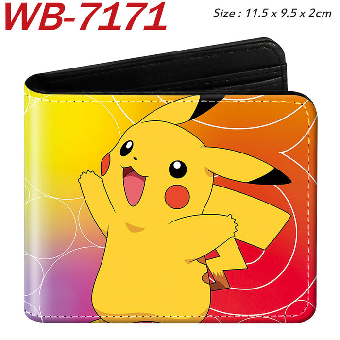 Wholesale Cute Anime Elf Pattern PU Bifold Wallet Short Card Holder Coin Purse Everyday Chic Fashion Accessory