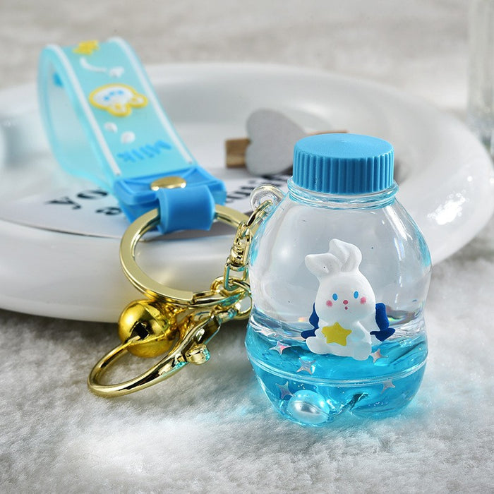 Wholesale Cloud and Sand Pendant Moon Rabbit Keychain