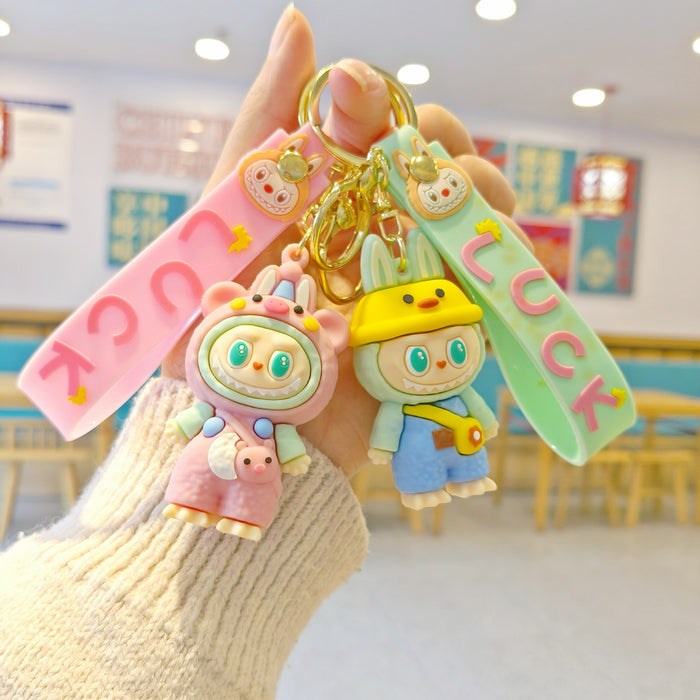 Wholesale Cartoon Little Sheep Doll Keychain Couple Backpack Pendant Wholesale