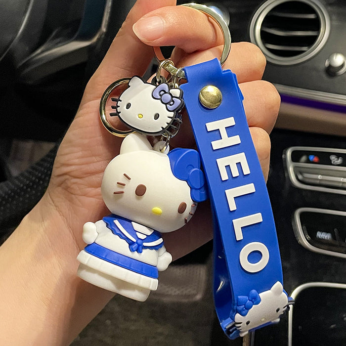 Wholesale Silicone Cartoon Doll Keychain JDC-KC-Benxin018