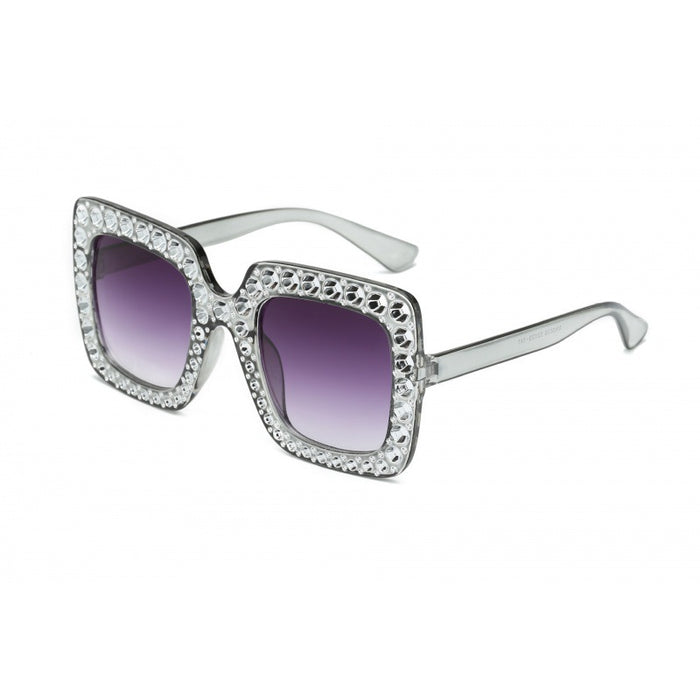 Wholesale Sunglasses Diamond Plated Large Frame Glasses Square Sunglasses Street Photography Trendy Glasses Personality