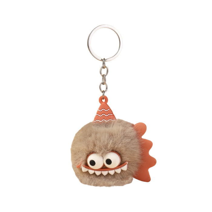 Wholesale Little Monster Plush Keychain JDC-KC-RongRui053