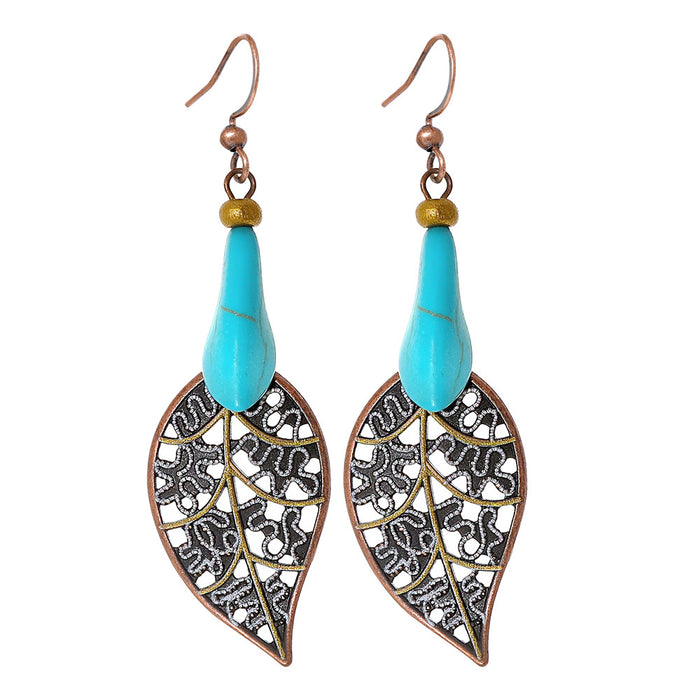 Wholesale Zinc Alloy Tassel Earring Set 12 Pairs - Vintage Ethnic Style Jewelry MOQ≥2