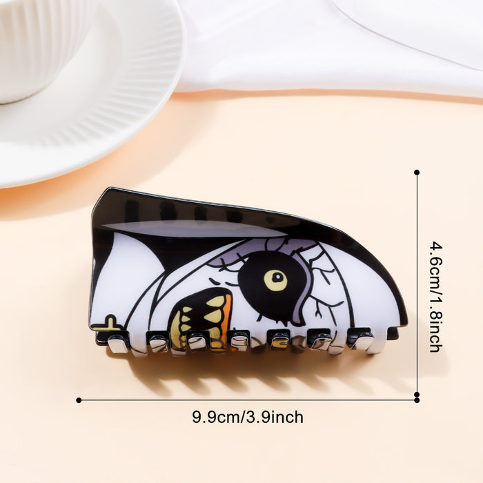Wholesale  Dark Ghost Face Catching Cartoon Clown Hairclip Shark Clip Hair Ornament Female