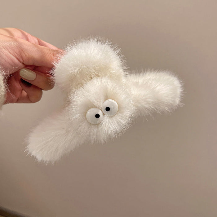 Wholesale Cute plush hair claw clip shark clip